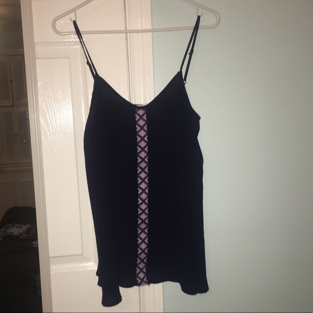 collective concepts navy blue top